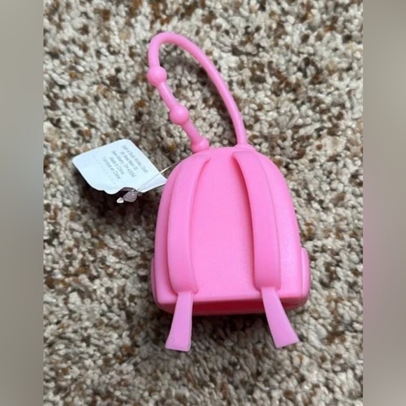 Bath & Body Works Pink book bag hand sanitizer holder - Picture 2 of 3